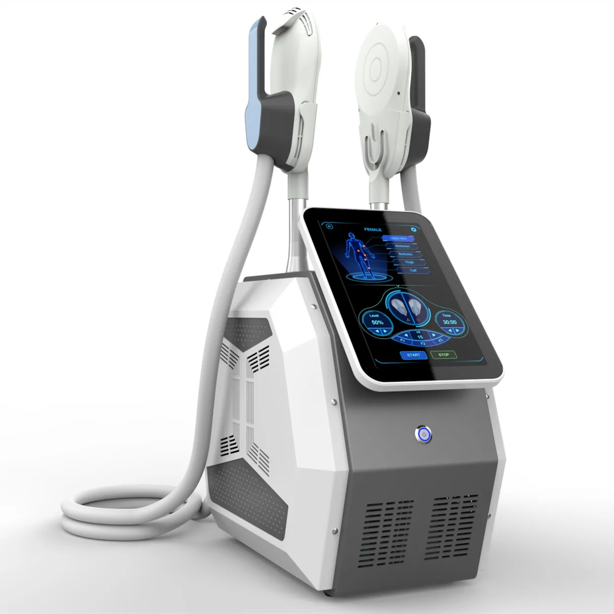 

Portable HIEMT electromagnetic muscle stimulation EMS Body Firming Machine 14 Tesla