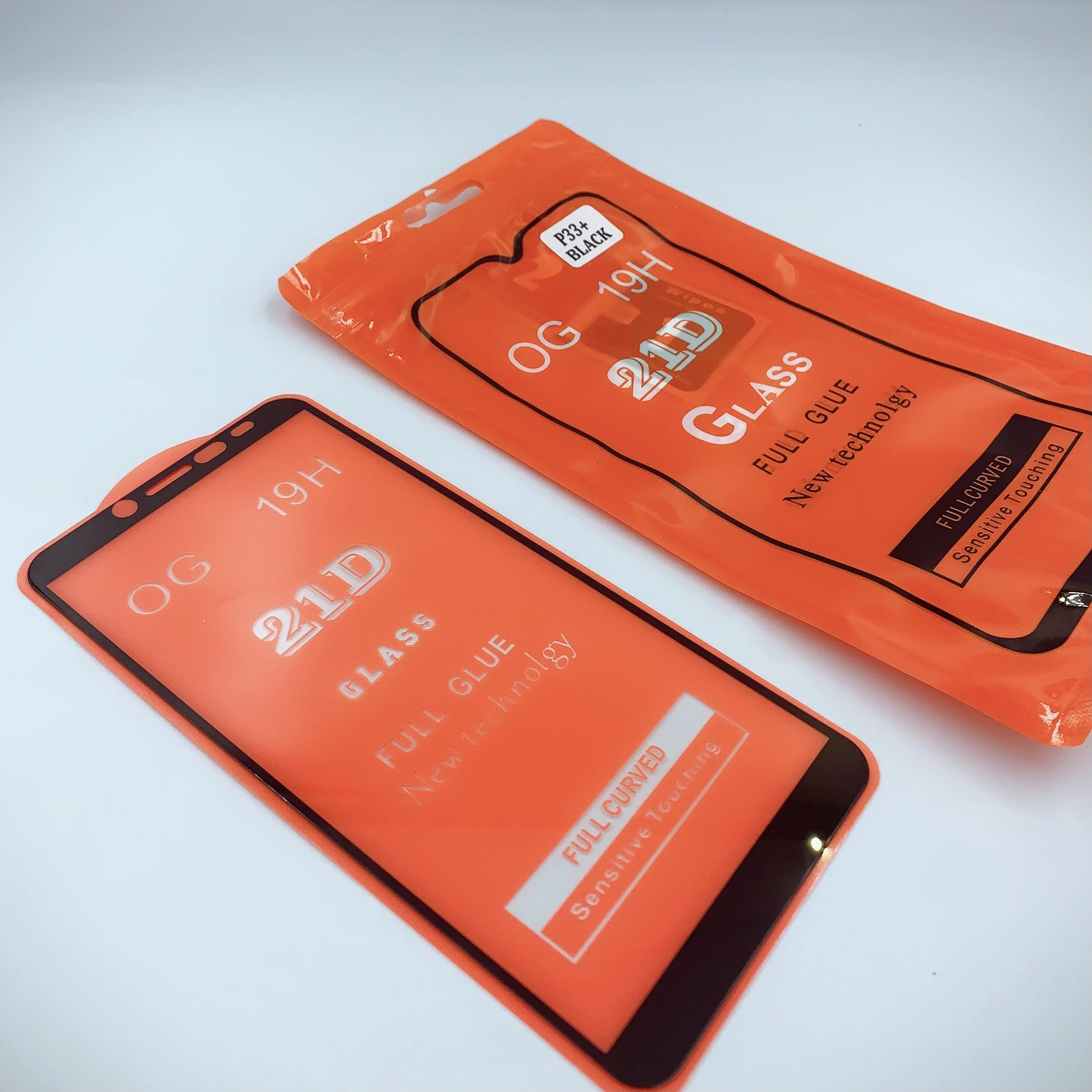 

Factory Price Premium Quality 21D Curved Protective Film Tempered Glass For Infinix spark 4