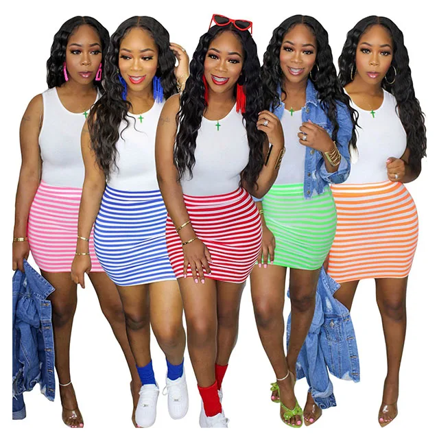 

GX0144 Summer Sleeveless stripes patchwork Women T shirt Dress Loose O neck casual dress Sexy Women Dress, Picture