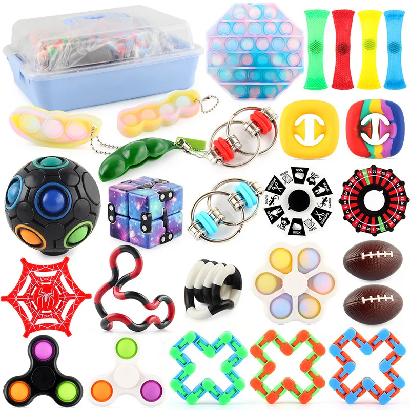 

2023 Hot Selling New Stress Relief Christmas Sensory Fidget Toys Set For Kids 28 Pack