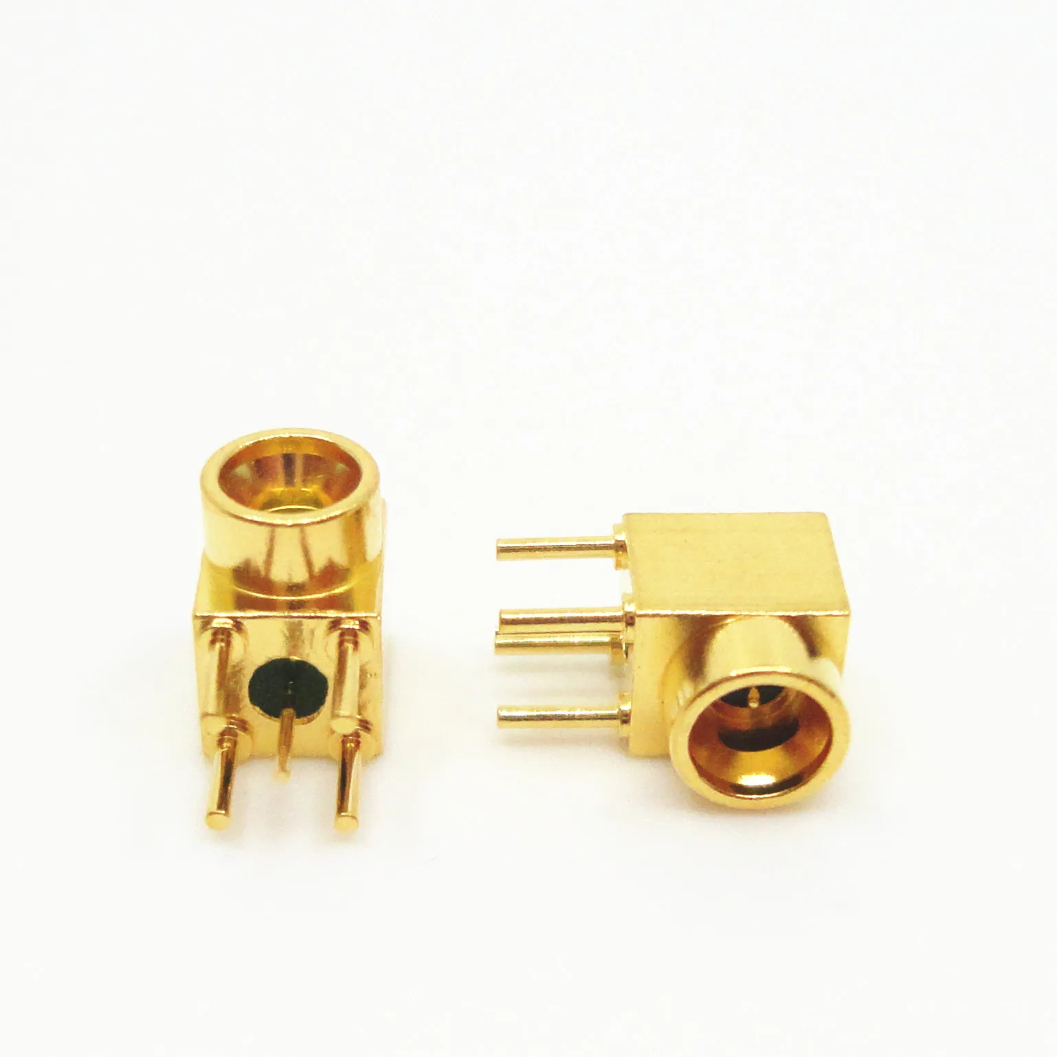 Hermetically Sealed Smpm Male Full Detent Plug Ssmp Right Angle Rf