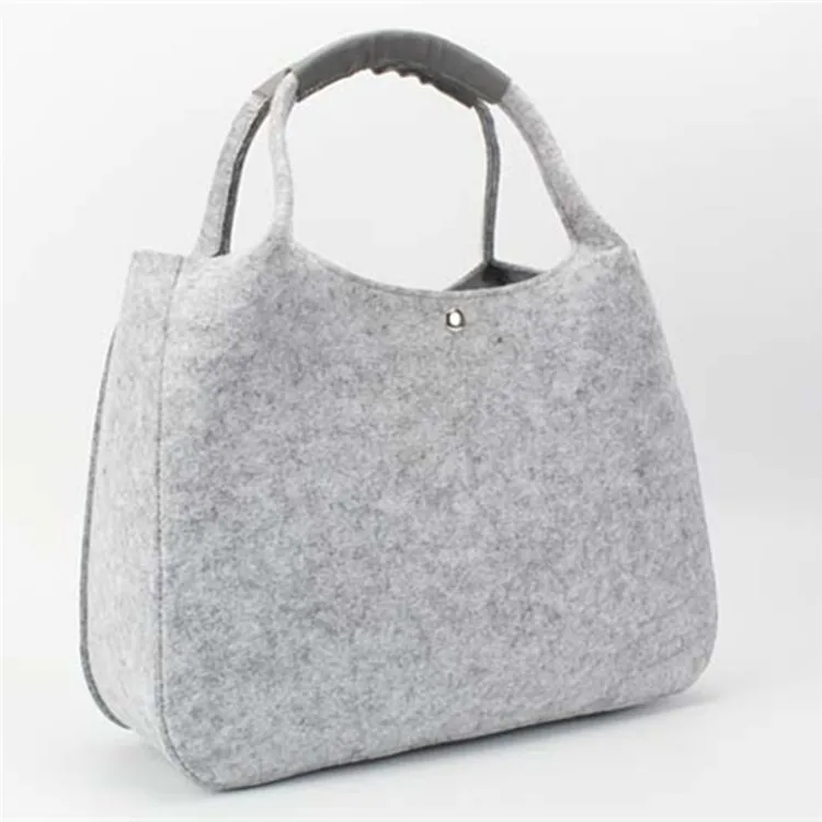 

Best Sale High Quality felt handbags men tote bag, Grey