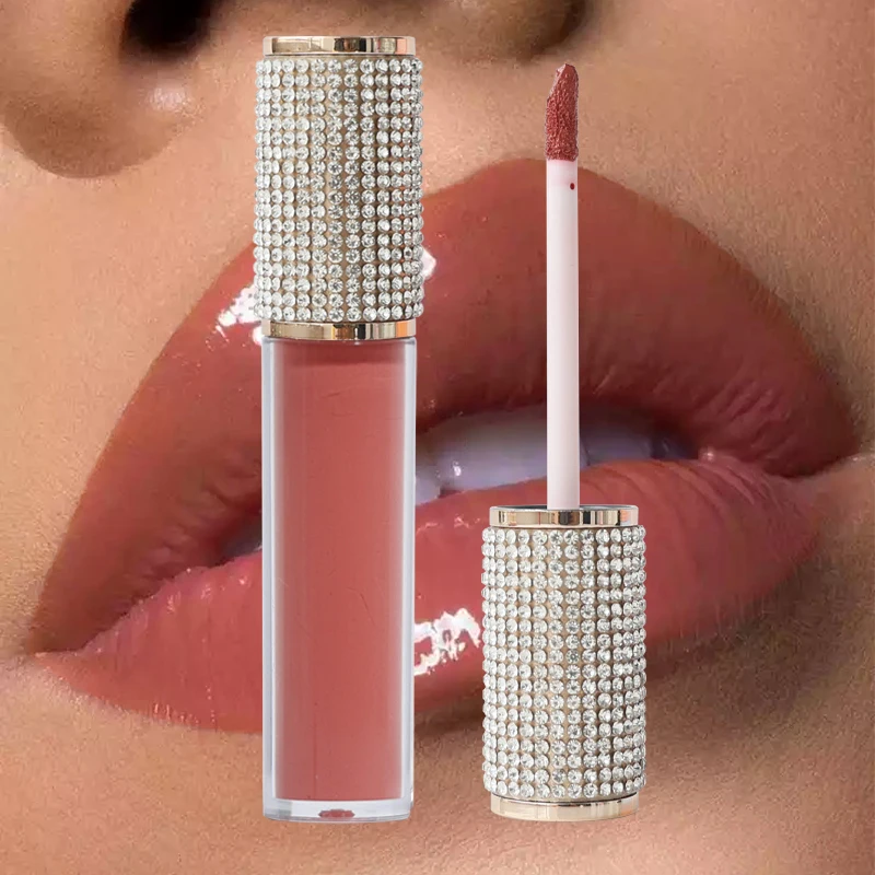 

Custom wholesale 52 Colors DIY tube Cruelty Free Shimmer Liquid Lip Gloss Private Label Custom Logo Shiny Glitter Clear Lipgloss