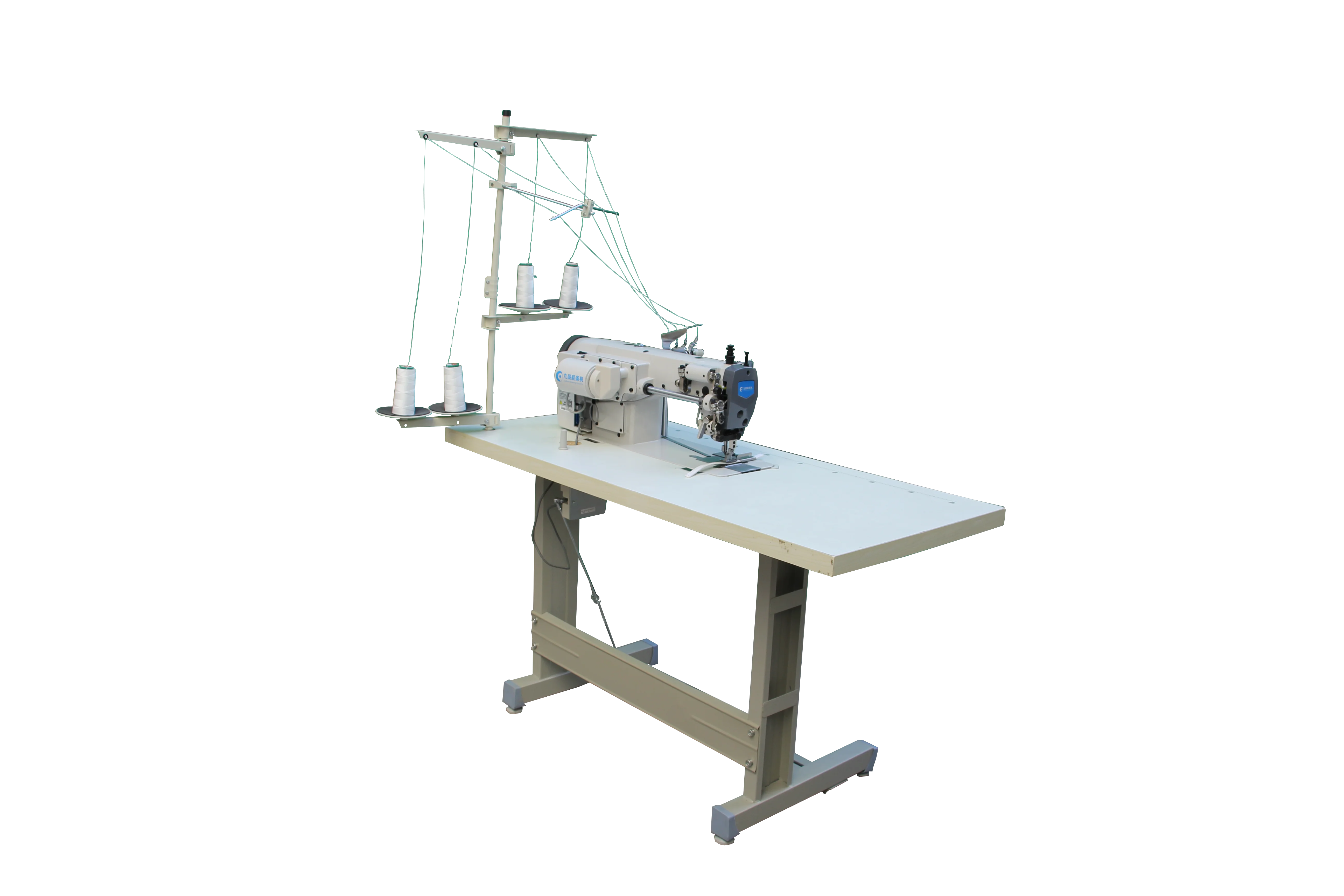 jd-fr9200双针电动缝纫机特别适用于广告横幅制作.