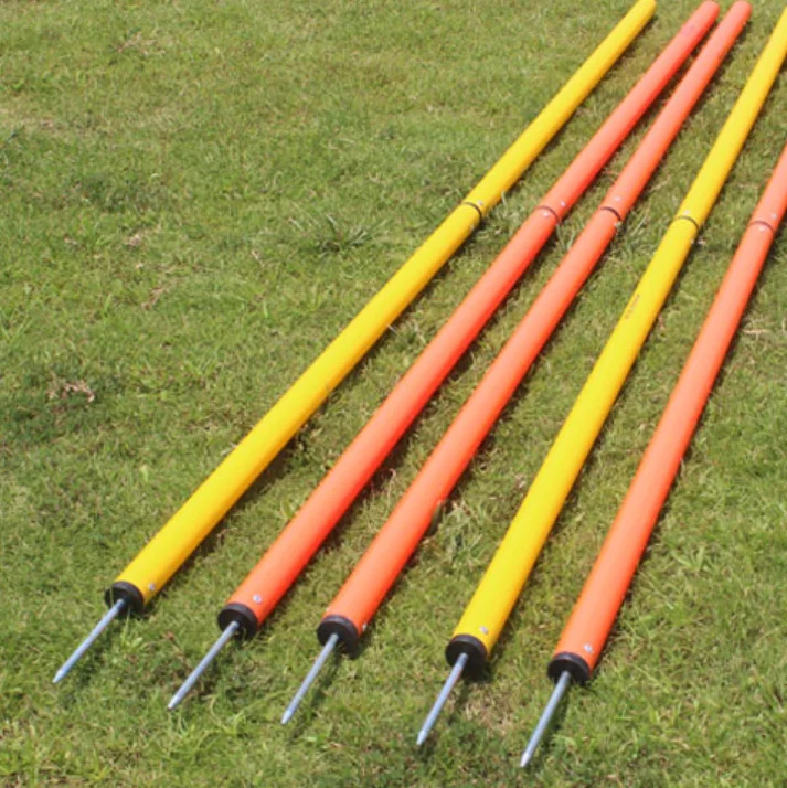 

180cm ABS soccer equipments speed agility sports poles, Customize color