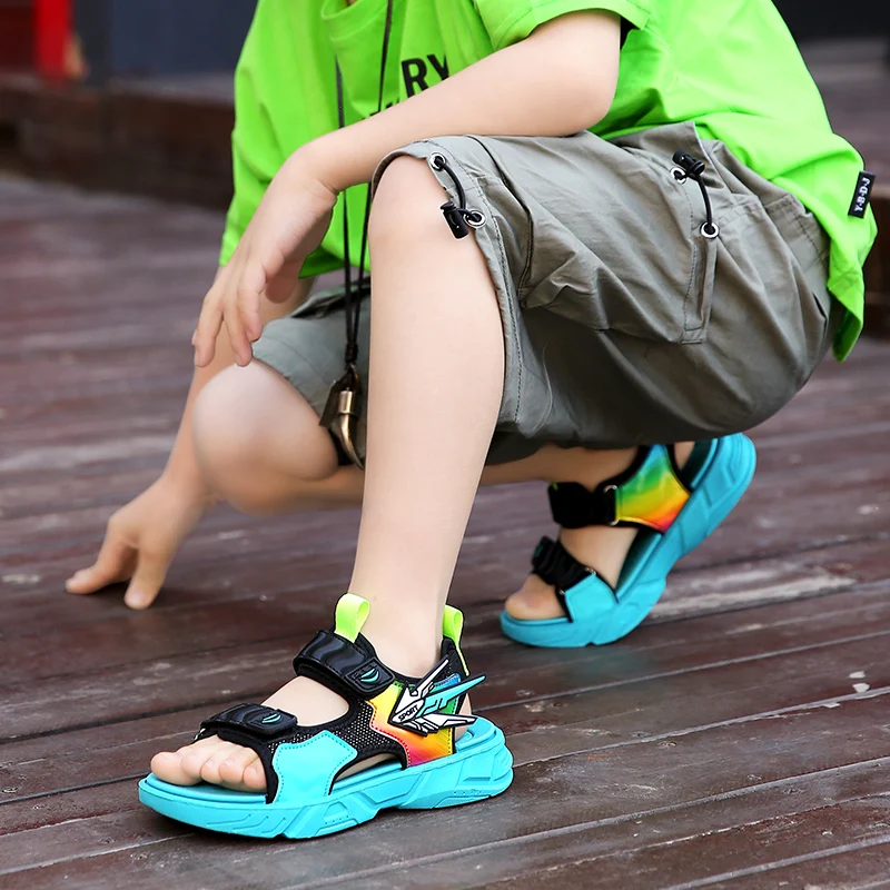 

Cool Summer Comfortable Beach Kids Boys Fun Garden Girls Kids Sandals Shoes