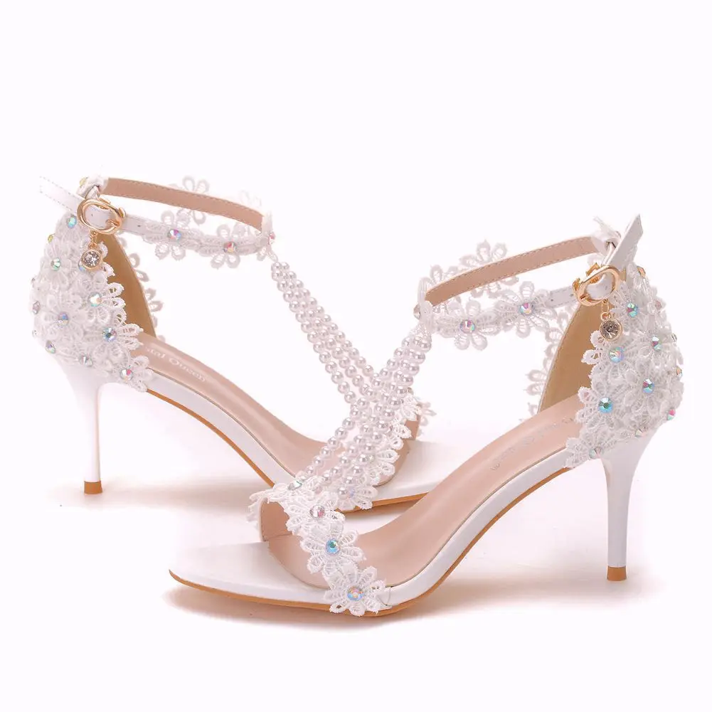 

open toe peep toe high heel sandals for women wedding part fashion 7cm