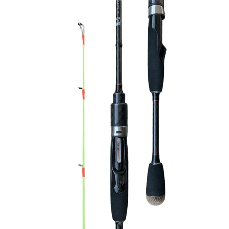

SNEDA Spinning Casting Carbon Fishing Rod 1.91M 1.98M Super Soft 2 Sections Travel Rods with Solid Tip Long Shot Pole