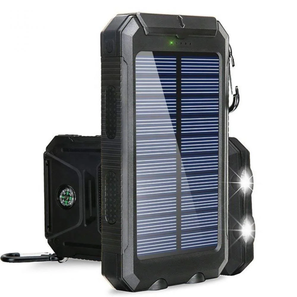 

foldable portable IP67 IPX6 Waterproof Solar Power Bank 20000mah 50000 solar phone energy charger solar power bank