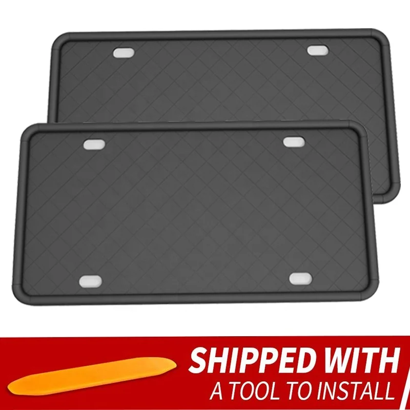Universal American Auto Silicone Rubber License Plate Holder,Silicone