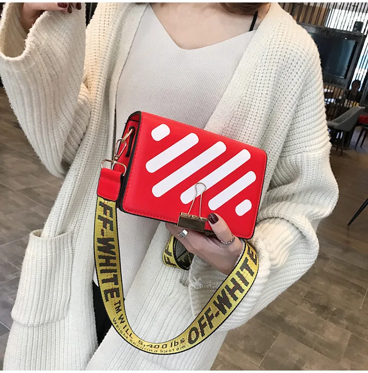 

2021 Lady Small Square Bag Fashion Stripe Bags Women Handbags Ladies Messenger Bags Crossbody, White, black, red with black, red with white