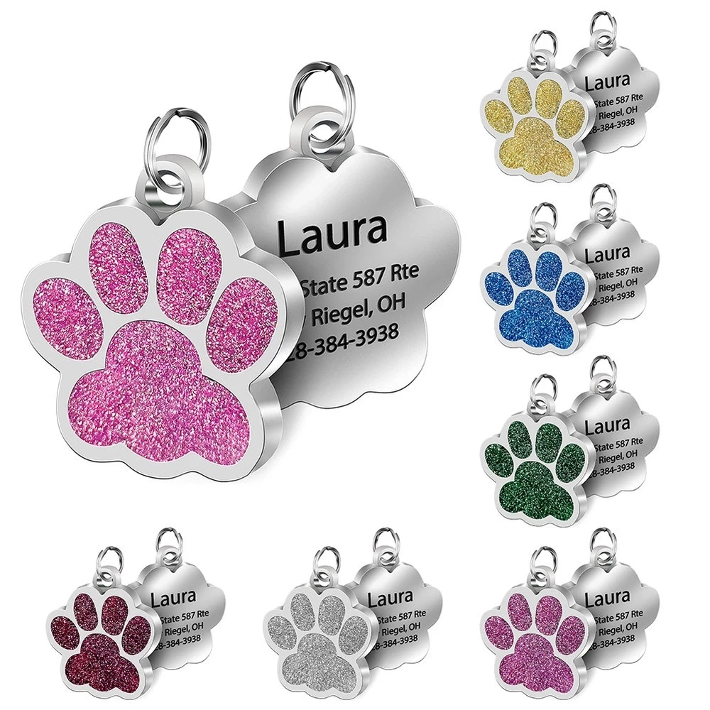 

Custom Pet Cat Dog Collar Pendant Puppy Necklace Charm Collar Accessories
