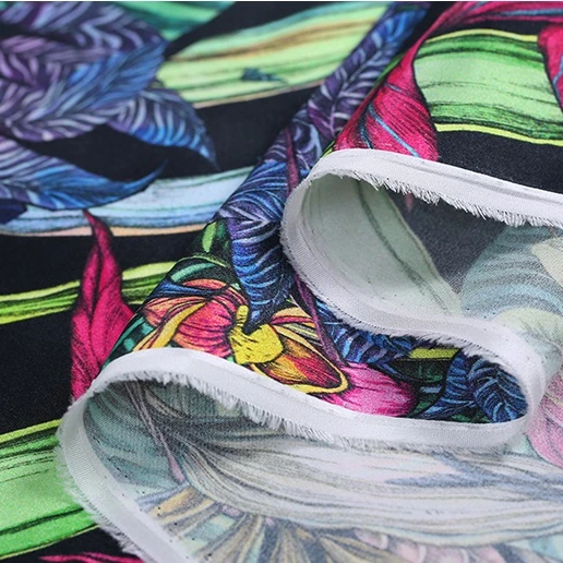 
Custom made digital printing charmeuse silk 100% luxury silk satin fabric textiles pure silk fabric 