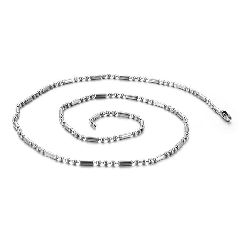 

2021 Qings stainless steel miami cuban roll ball link chain jewelry
