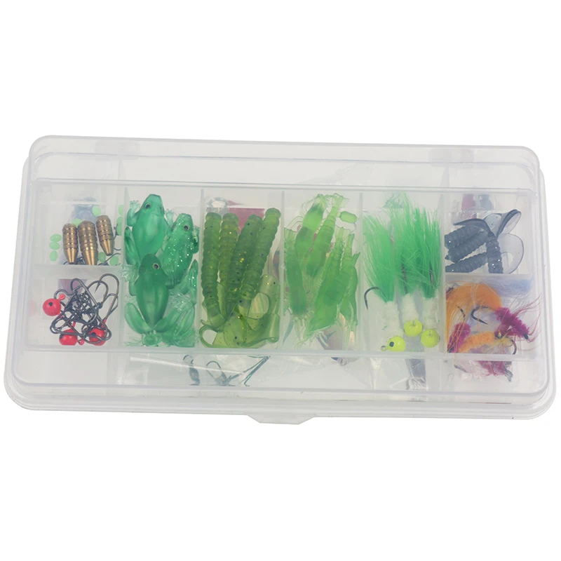 

Fishing Accessories Set For Carp Pike Saltwater Lake Sinker Weight Float Spoon Spinner Snap Tackles Box Kit Lure Bait