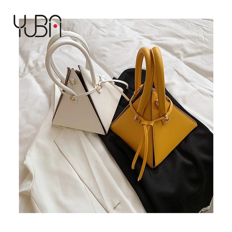 

Designer Triangle Fashion candy color clutch handbag women Branded shoulder bags 2021 women Pyramid Shaped Purses, Customizable