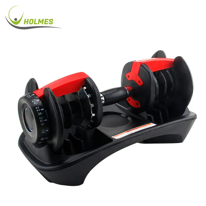 

Adjustable Dumbbells Weights Sets | 2-25 & 5-40kg, Black+red