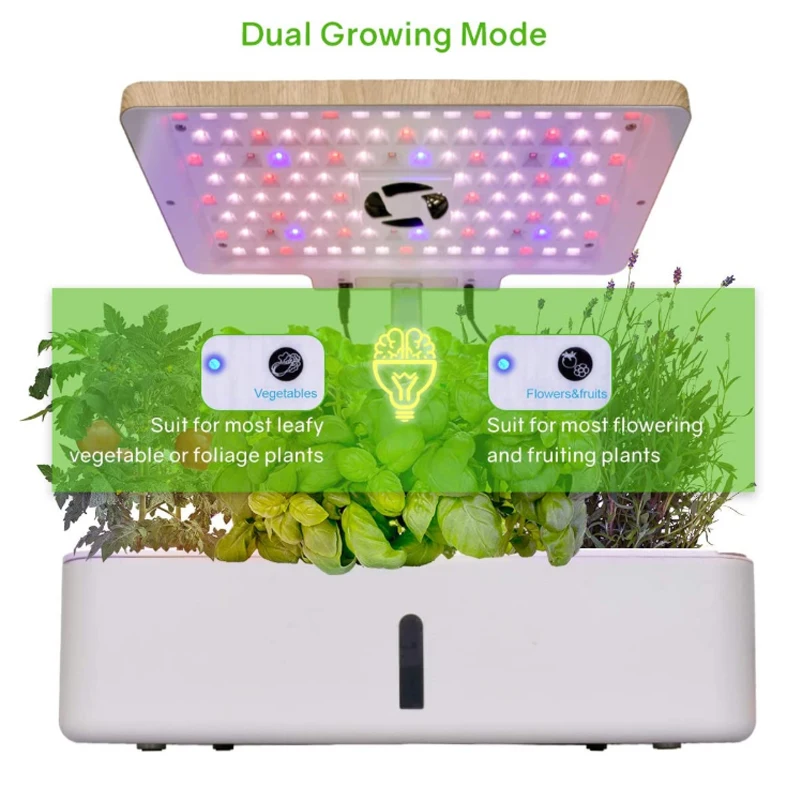 

2020 Creative mini smart garden for plants indoor Smart garden hydroponic flower planter Home Garden Flower Pots with Led Light