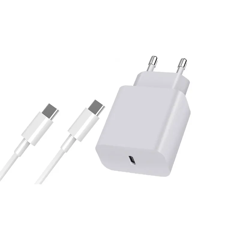 

type c pd super fast charger quick charger adapter usb with cable 25w plug america 3.4a for macbook samsung