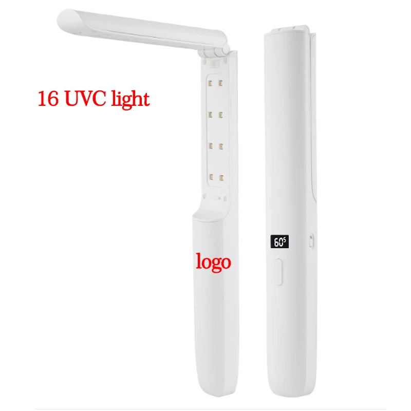 killing 99% 16 portable deep uvc food sanitizer ultraviolet led lamp smartphone light wand sterilizer