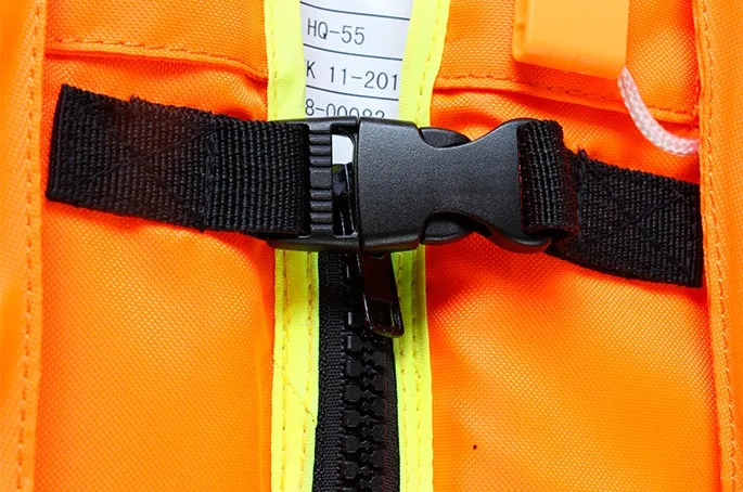 275N Inflatable Life Jacket Reflective Manual Automatic Type Life Jacket with 33g CO2 Cylinder for Sale