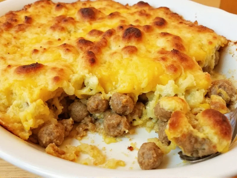 Perfect Egg Sausage Cheese Casserole Recipe