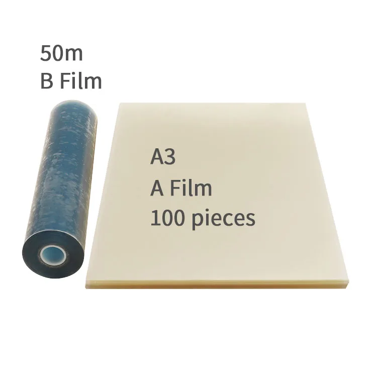 GOOSAM Waterproof DTF Uv Adhesive AB Film 30 cm Uv Transfer Sheets DTF Sticker for Cup Mug Tumbler Pen Glass Cup