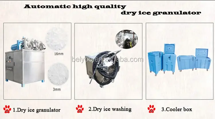 Stainless Steel Dry Ice Making Machine Manufacturer Good quality Dry ice forming machines