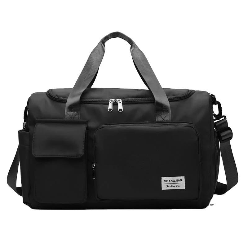 

Shoes Pocket Multifunction Dry Wet Separation weekend Bag Custom Large Capacity Lightweight Carryon Gym Travel Duffel Bag