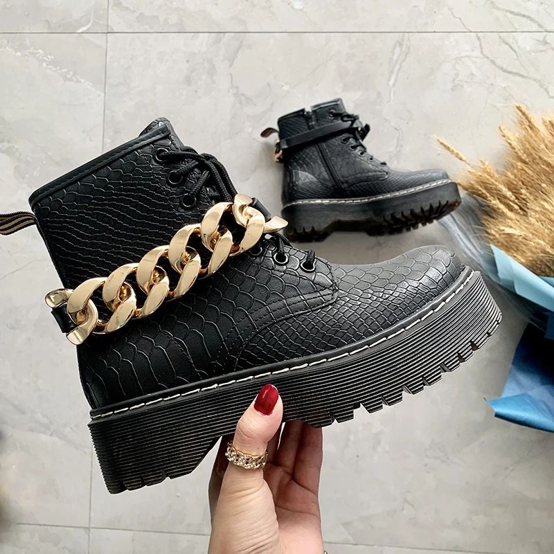 

Hot products fashion trend over ankle pu leather boots women