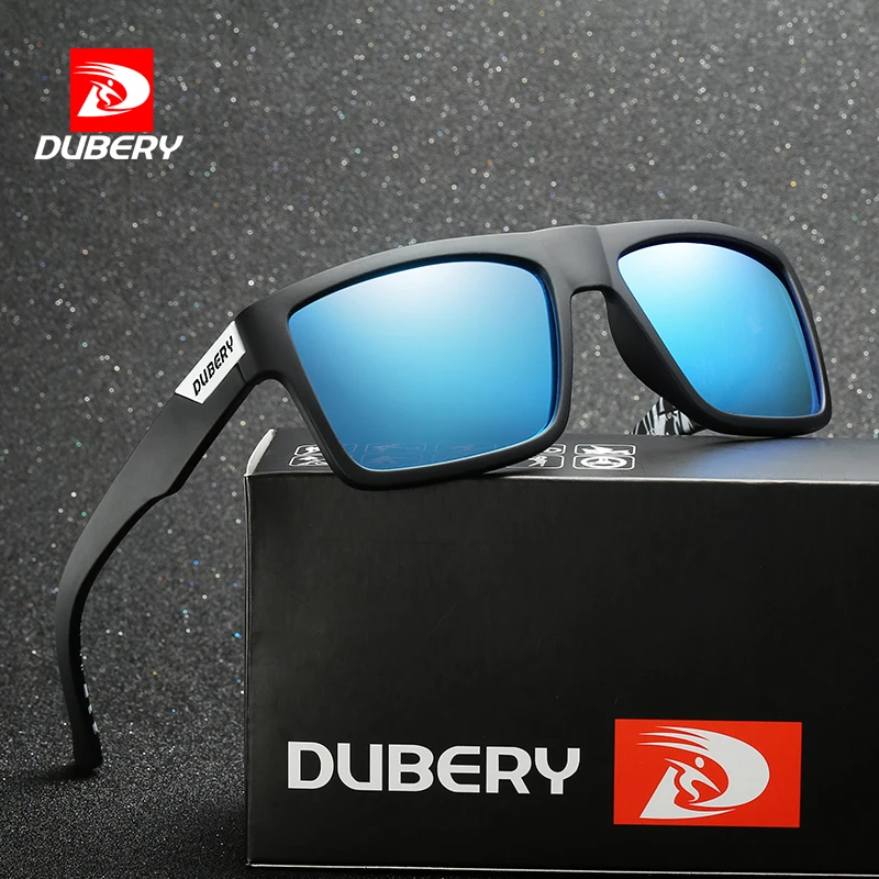 

DUBERY Low MOQ Hot Sale Men Sport Sunglasses Fashion custom logo Polarized sun glasses, Custom colors