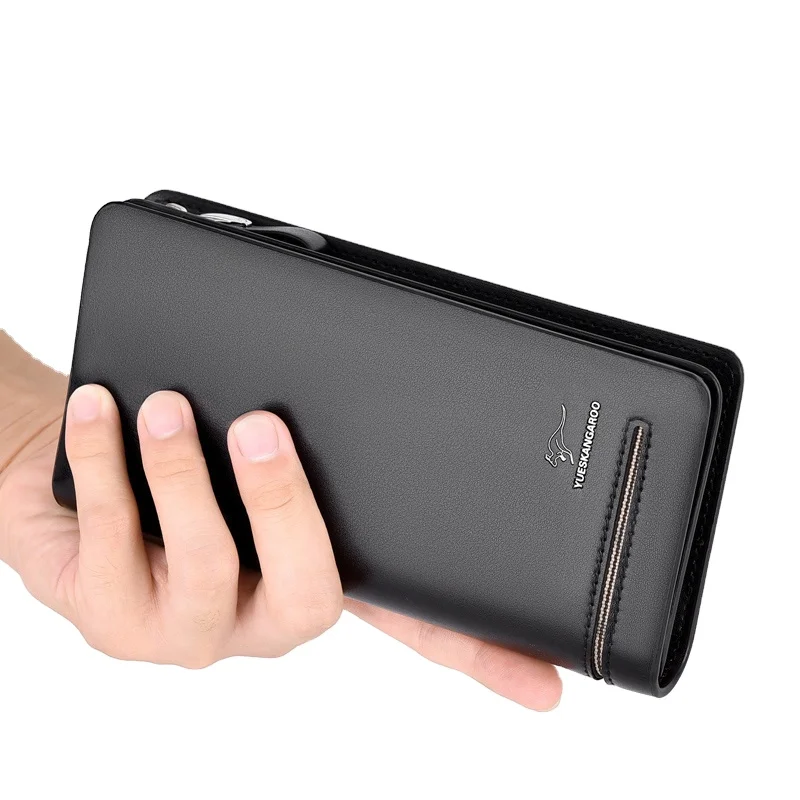

Wallet men's large capacity wallet fashion simple handbag multi card pocket