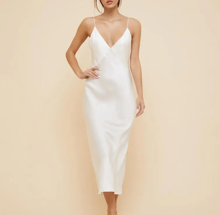 casual dress white color