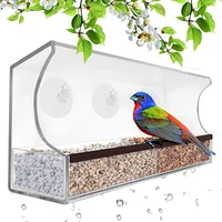 

Customized Wild birds Feeder Rectangle Bird Feeder Window Bird Feeder