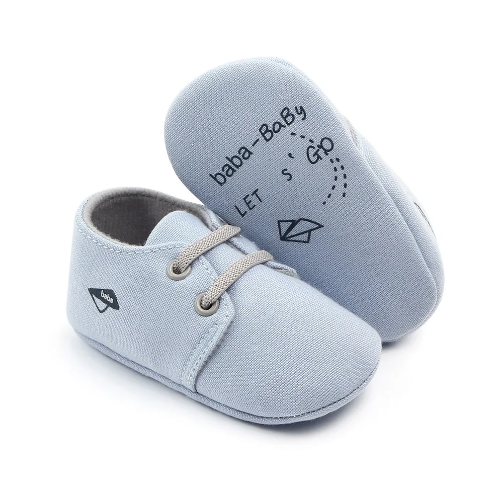 

Infant Baby Boys Girls Cotton Sneaker Toddler Slip On Anti Skid Newborn First Walkers Candy Shoes for 0-18 Months, As pictures, or as customers' requirement.