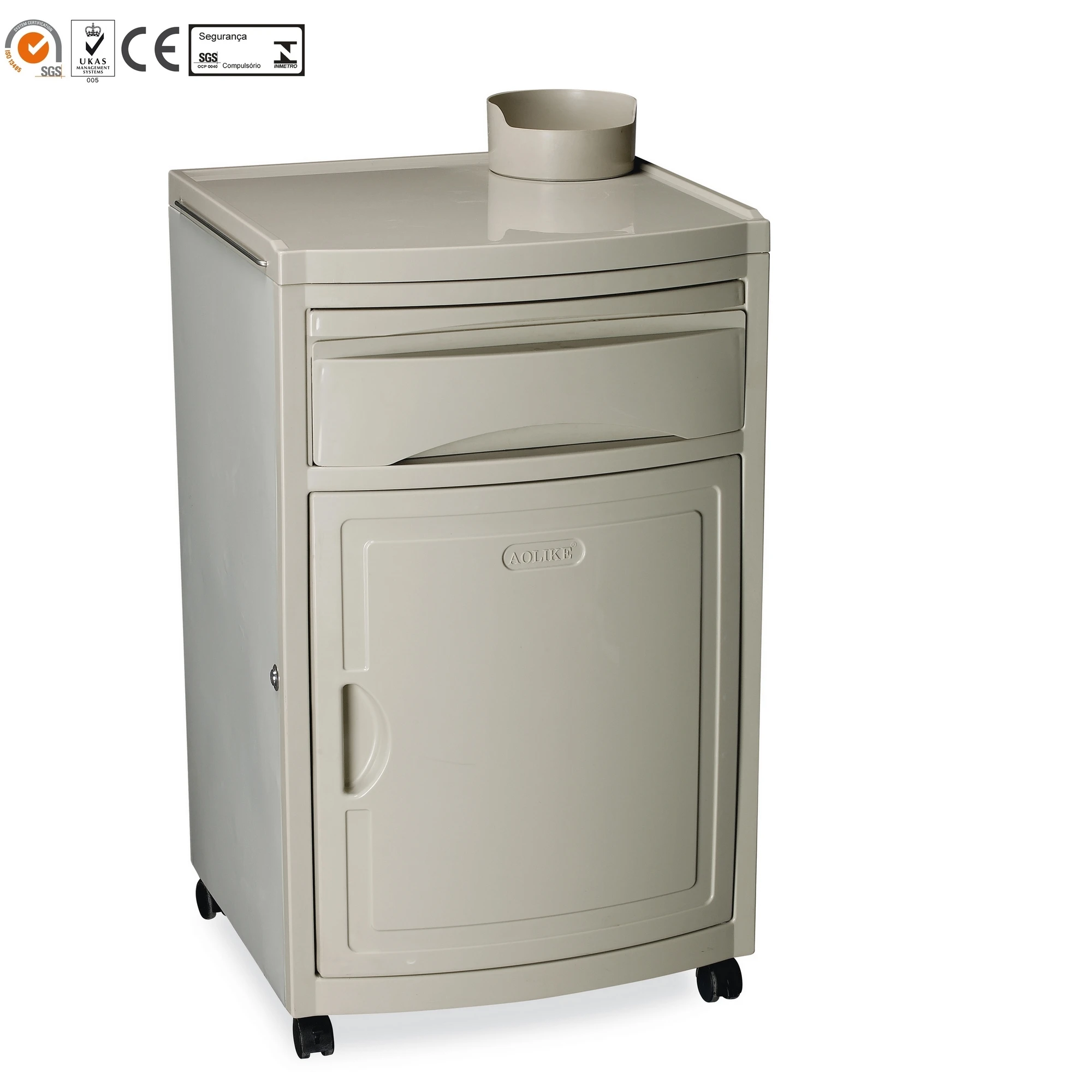 
SFDA ABS and steel Bedside Cabinet ALK06 AG02 