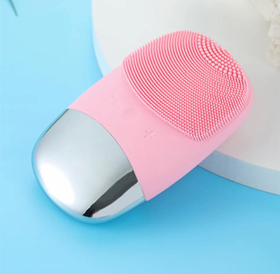 

OEM Brand Electric Face Cleansing Brush Deep Cleanser 5 Speed Sonic Silicone Facial Cleansing Brush Skin Scrubber