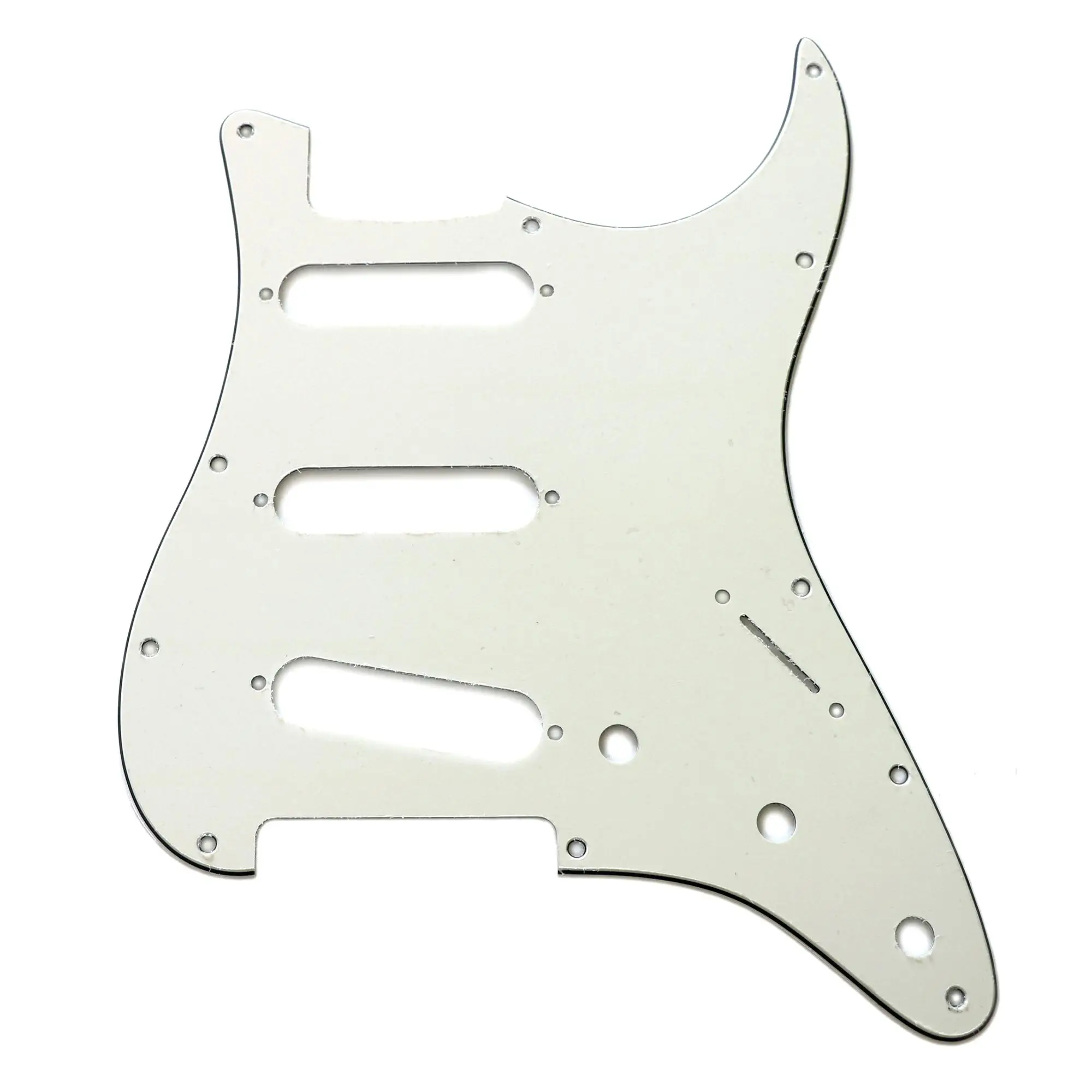 

Wholesale Replacement Guitar parts Parchment color SSS guitar pickguard for 64 Strat Guitars