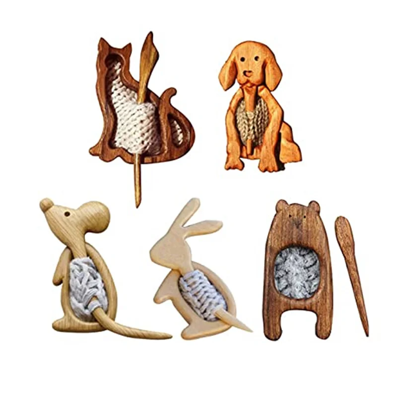 

2022 Brooch Pin With Wooden Animal Pattern Funny Cute Sweater Clip Wood Shawl Pin Gift Scarf Buckle Clasp Pins DIY Wooden Brooch