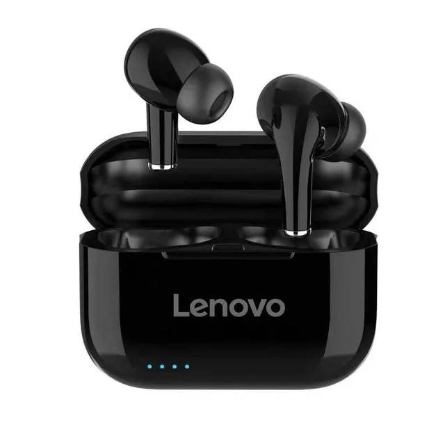 

Lenovo LP1 New version Original TWS BT 5.0 Earphone Noise Reduction Headsets Wireless Bluetooth Earbuds Upgraded Version, White.black