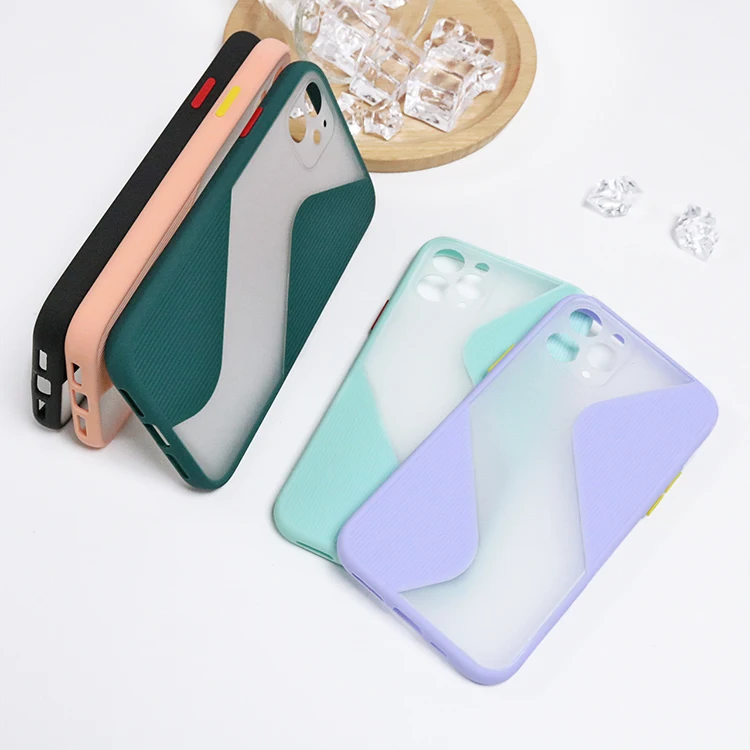 candy color Strong and tough phone case for SAMSUNG A12 A42 A52 A72 matte soft tpu back cover