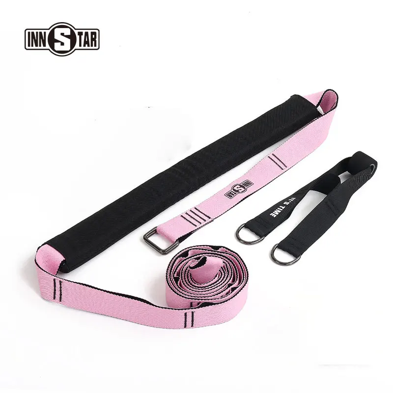 

INNSTAR Premium Quality Back Bend Assist Trainer for Yoga Pilates waist stretching Split Home Exercise, Pink/ green/purple/black
