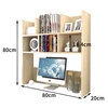 Computer desk storage shelf wall shelf table office bookshelf
