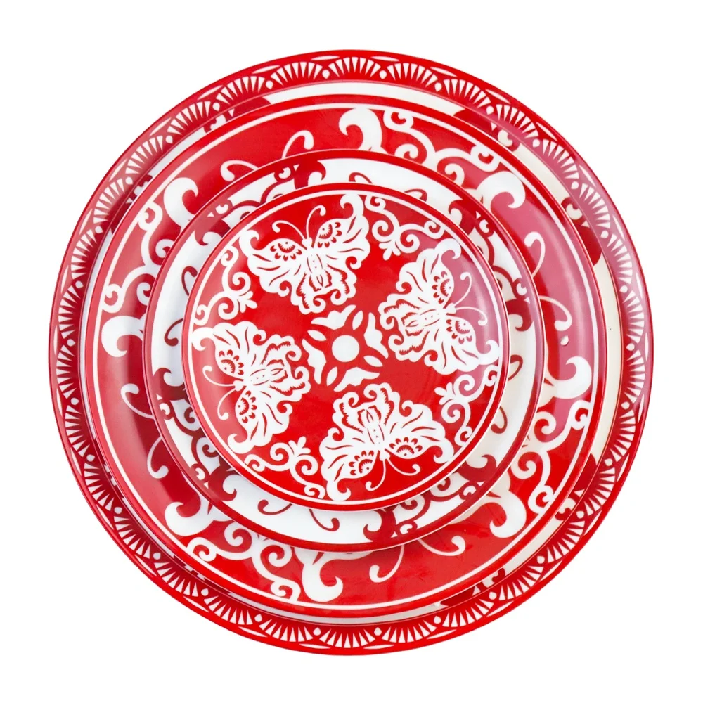 

Chunyu Factory customized dishes plates set round wedding ceramic tableware
