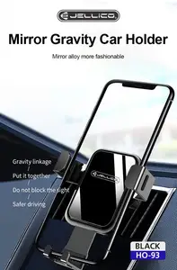 2019 Trending HO-93 Car Accessories Mirror Car Phone Holder Mobile Phone Car Holder Anti-Scratch Mobile Holder