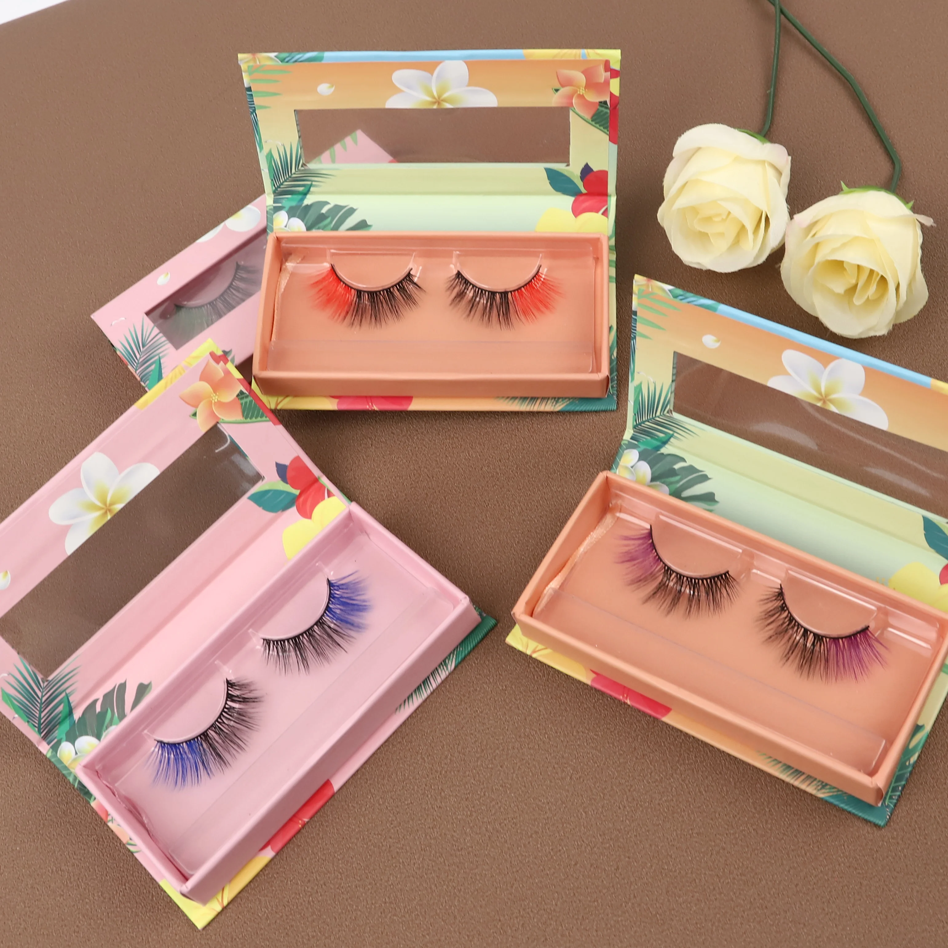 

2021 new cruelty free 3D mink siberian lashes with custom lashbox packaging