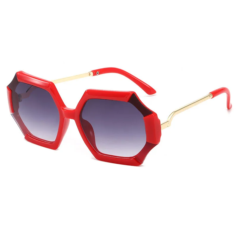 

New Designable Fashion Children's Sunglasses Oversized Square Frame Trendy Custom Logo Eyewear Sun Glasses For Kids, As the picture shows