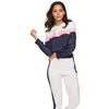 Best selling color stitching long sleeve fashion casual sports suit women's clothing