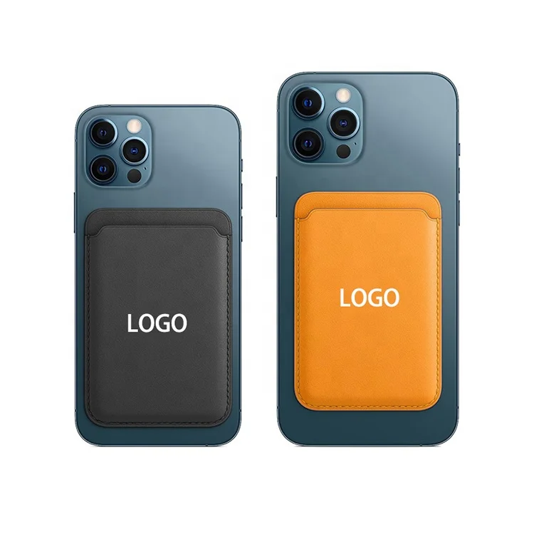 

Phone Back Cover Pocket Bag PU Leather Magsafe Wallet Magnetic Card Holder for Iphone 12 Pro Max Business Card Fashion, 8 colors for option