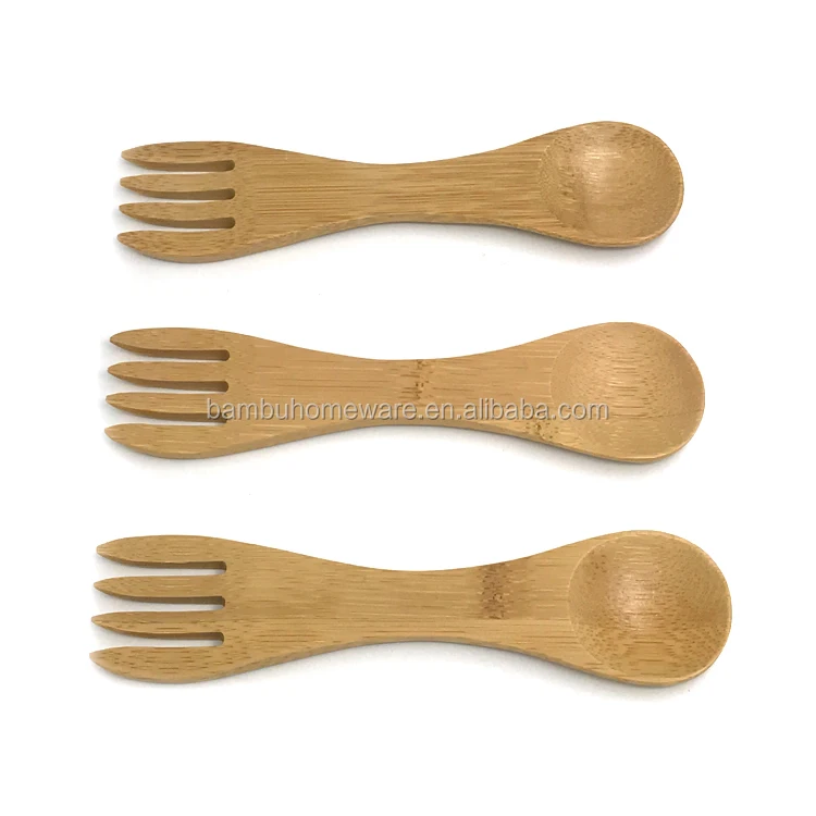 17cm bamboo spork